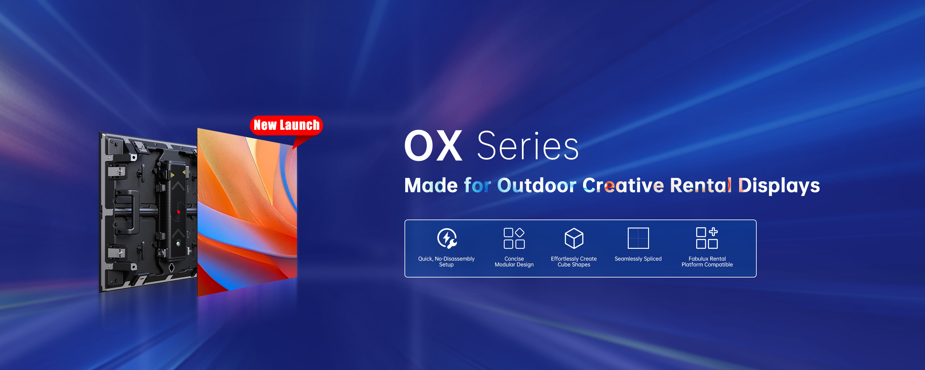 New Release | Fabulux OX Series Outdoor Rental LED Solution