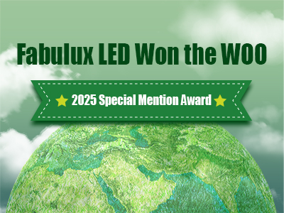Fabulux wins WOO's Special Mention Award for 100% Solar-Powered LED Billboards Project