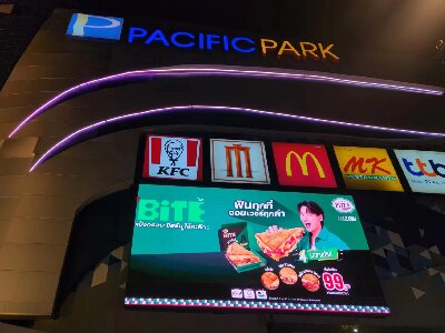 FABULUX's outdoor PT series LED screen debut in PACIFIC PARK