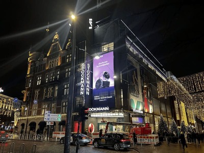 Fabulux Galaxy Series Transparent Display Solution at Stockmann, Helsinki