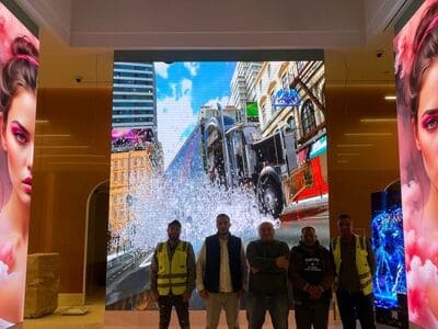 T & TMAX Series Indoor Fixed Display Solution for Saudi National Bank